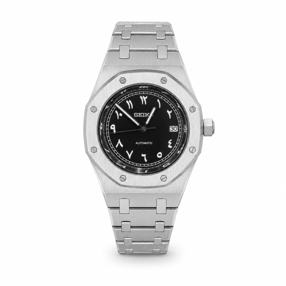 Royal Oak Mod - Black Arabic Dial