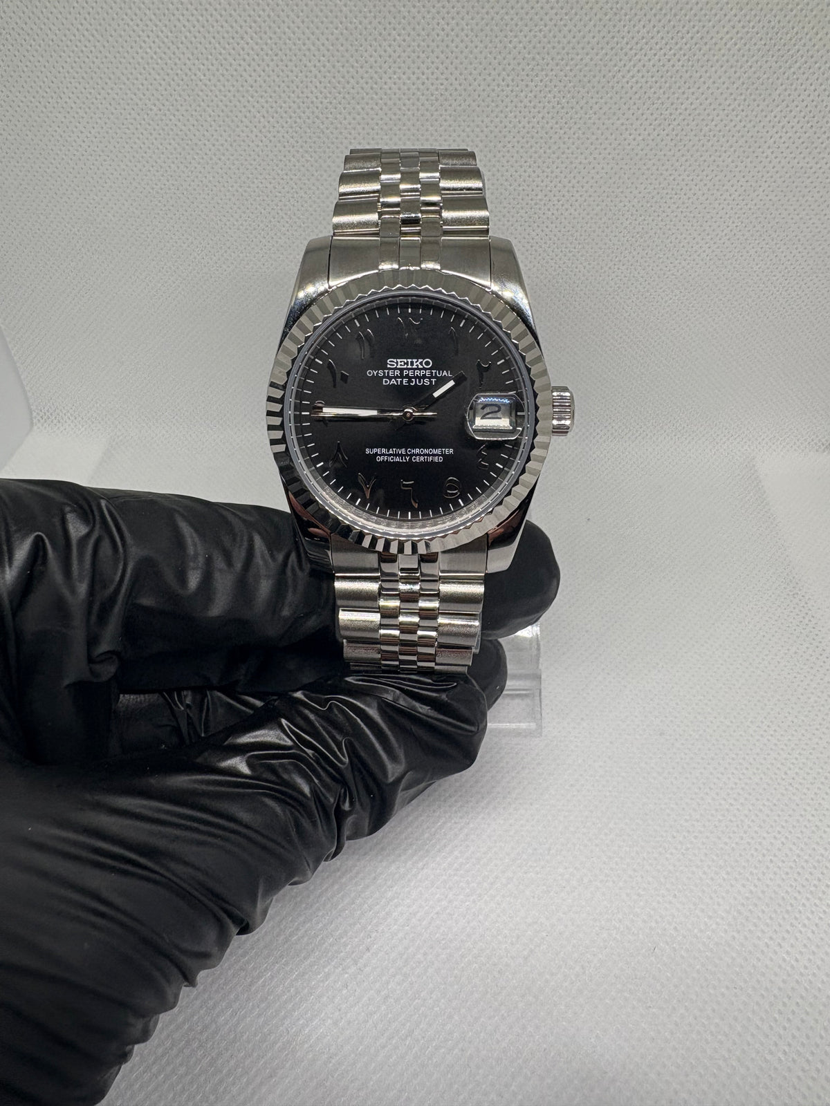 Datejust Mod -  Dark Knight Arabic Dial