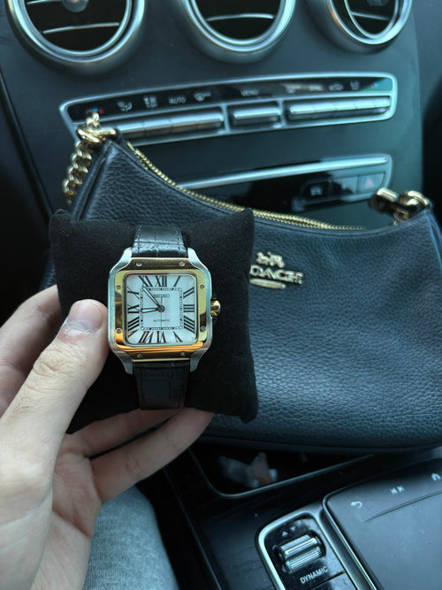 Santos Mod - Black Leather