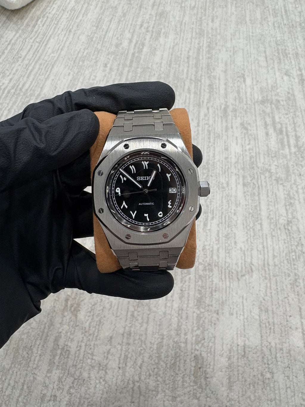 Royal Oak Mod - Black Arabic Dial