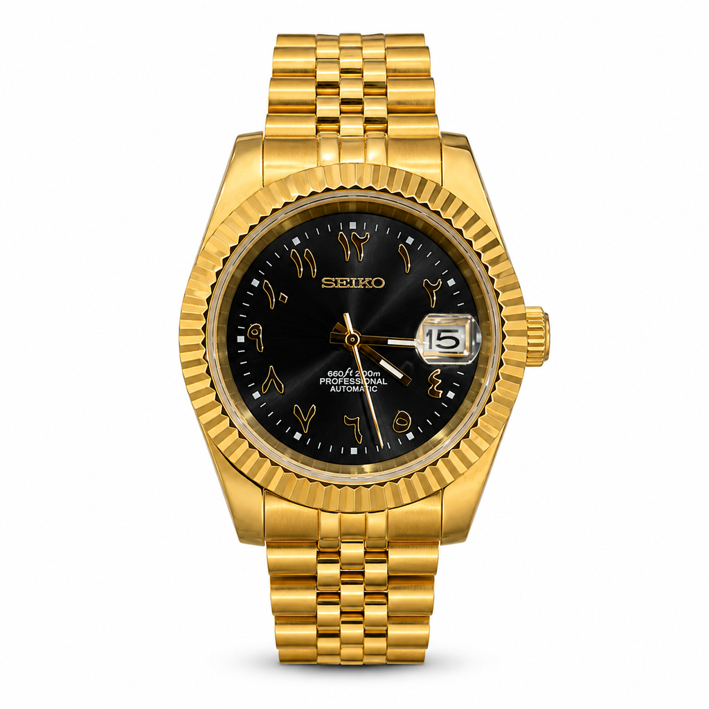 Datejust Mod -  Gold Arabic Dial