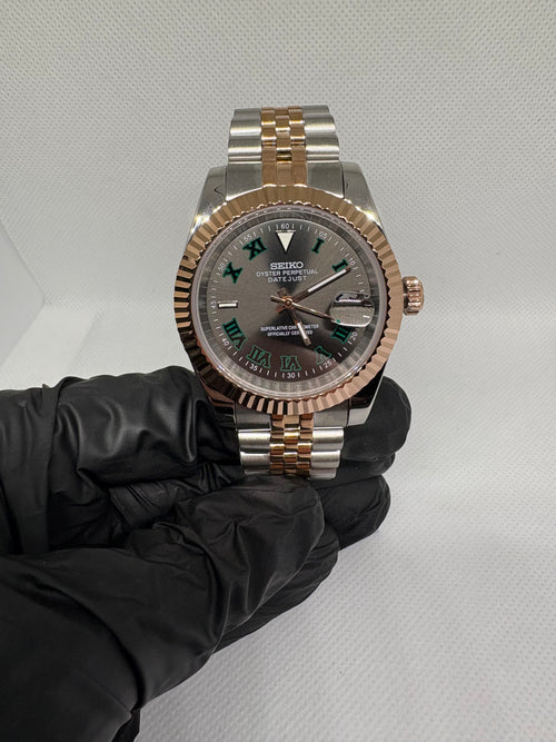 Datejust Mod -  Wimbledon (Two Tone Gold)