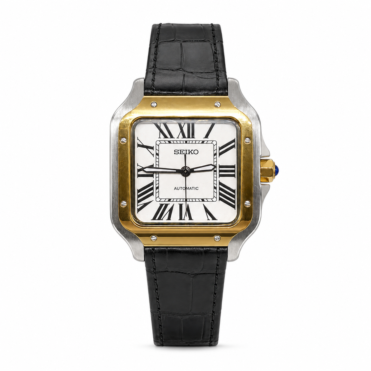 Santos Mod - Black Leather