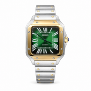 Santos Mod - Emerald Green (Two Tone Gold)