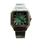 Santos Mod - Green Ripple Dial