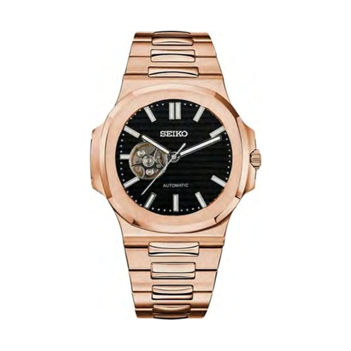 Open Heart Nautilus Mod - Rose Gold