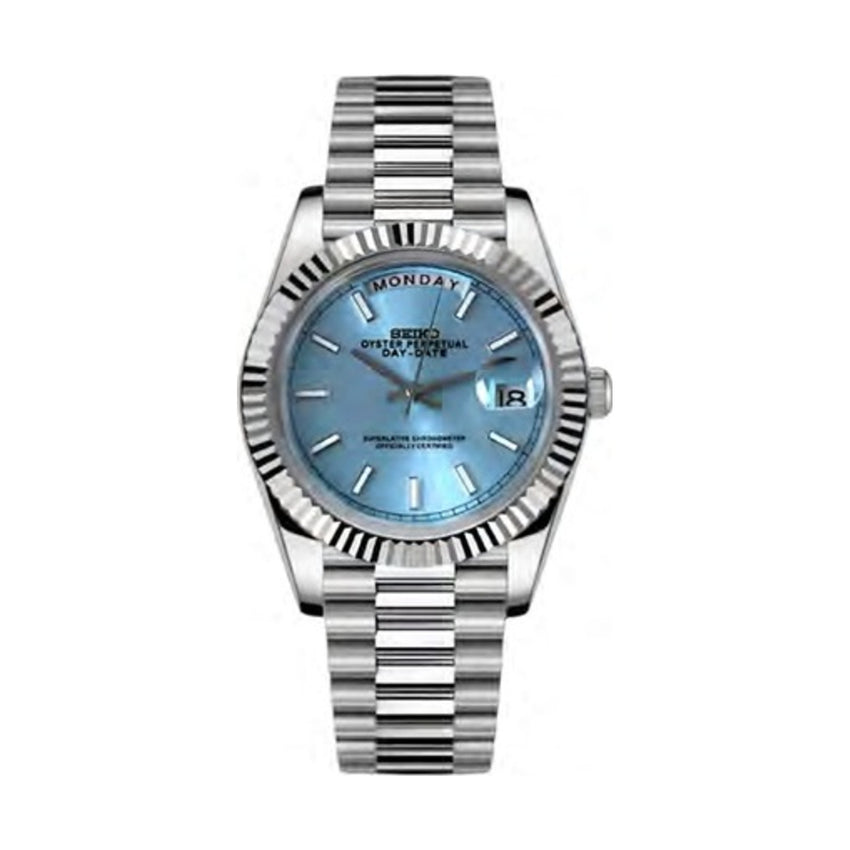 Day-Date Mod - Icy Blue