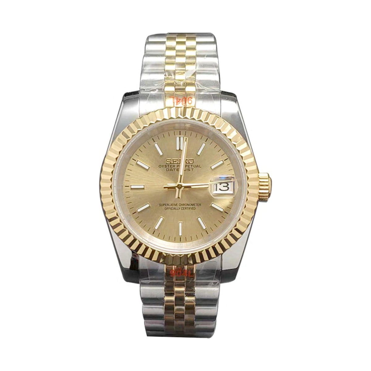 DateJust Mod - Gold Dial