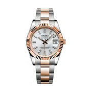DateJust Mod - Two-Tone White Dial