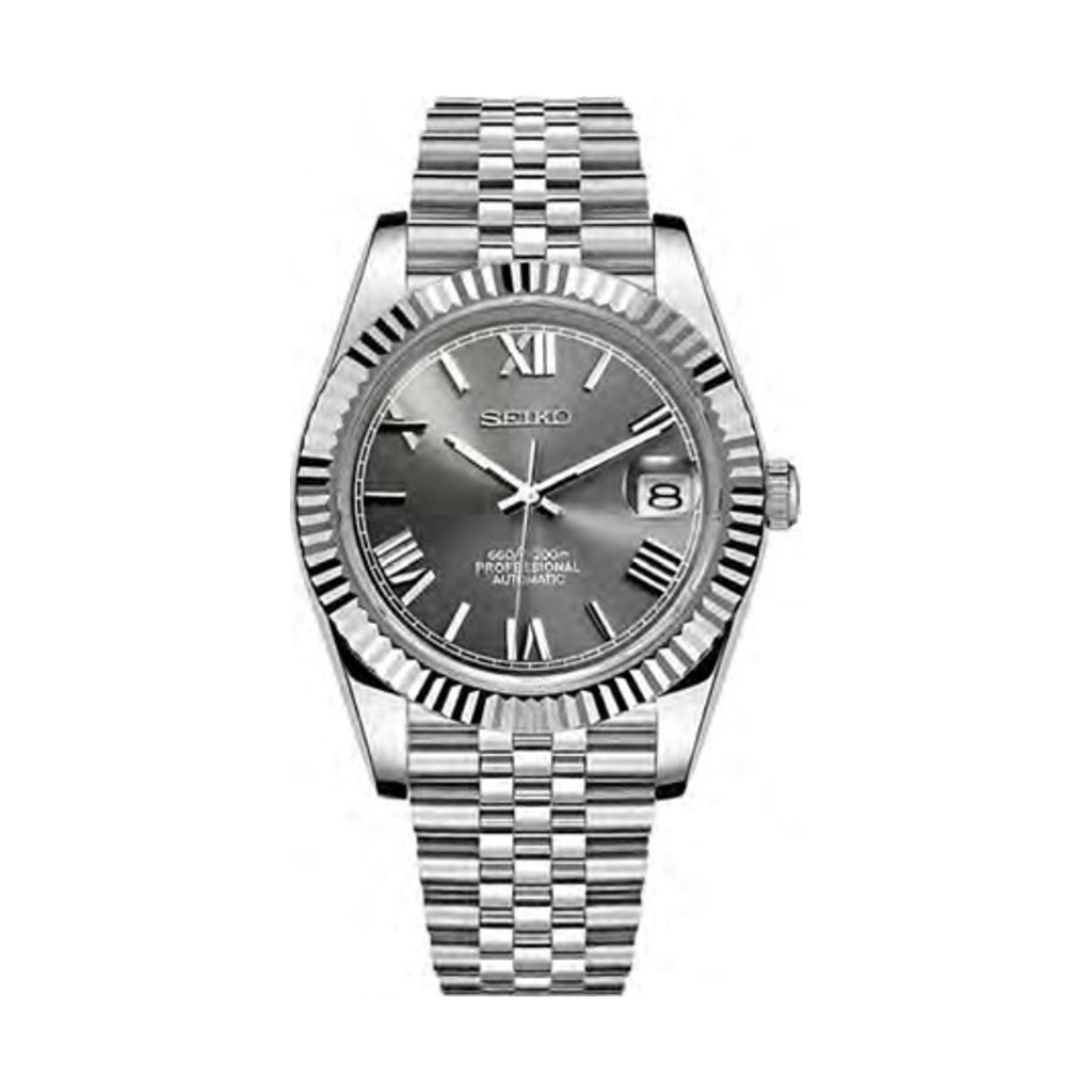 Datejust Mod - Smokey Grey Roman Dial