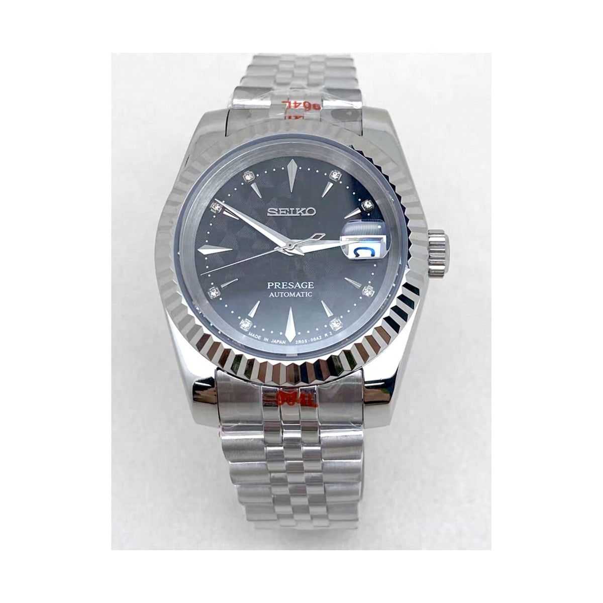 DateJust Mod - Black Ripple Dial