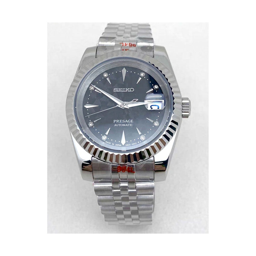 DateJust Mod - Black Ripple Dial