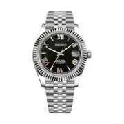 DateJust Mod - Black Roman Dial