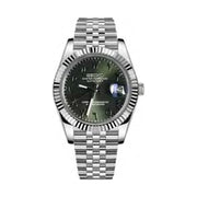 Datejust Mod -  Olive Green Arabic Dial