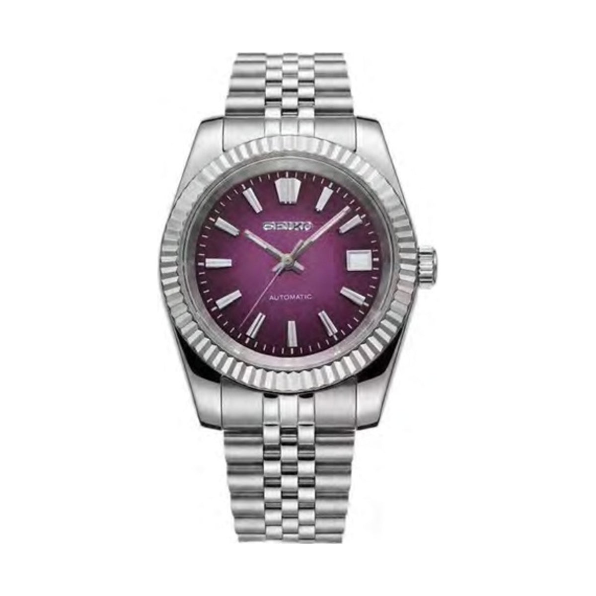 DateJust Mod - Purple Dial (Matte Finish)