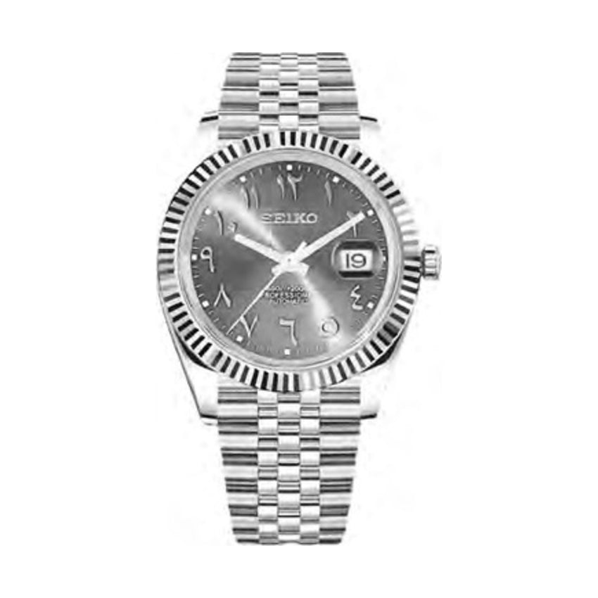 DateJust Mod - Grey Arabic Dial