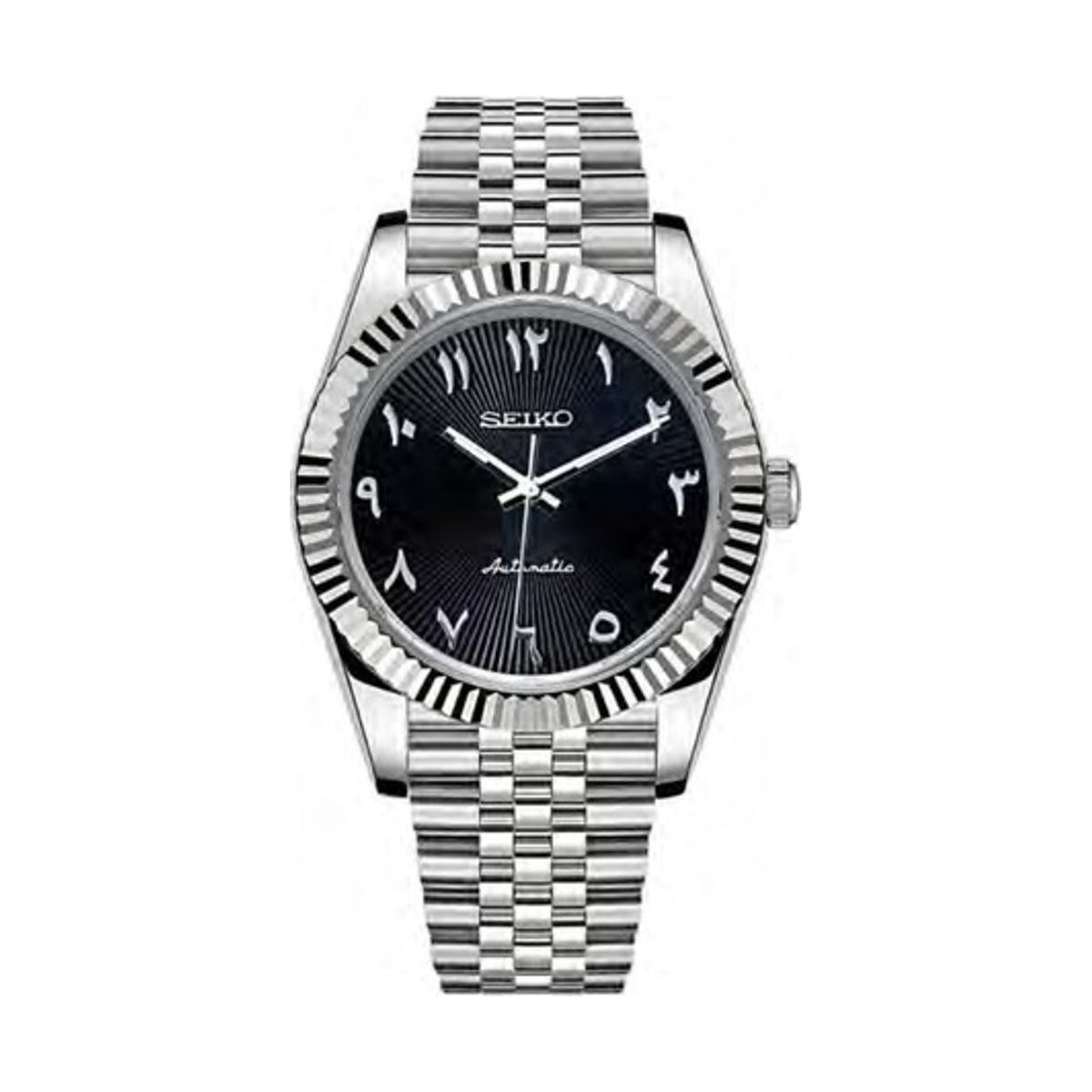 Datejust Mod -  Black Shadow Arabic Dial