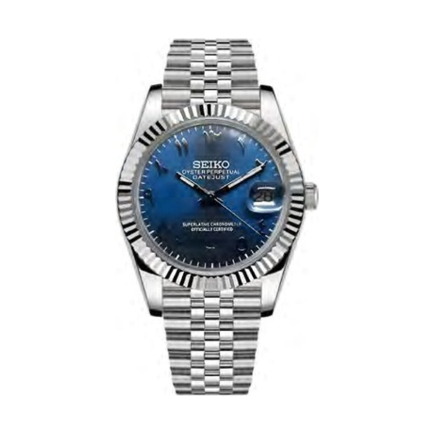 DateJust Mod - Ocean Blue Arabic Dial