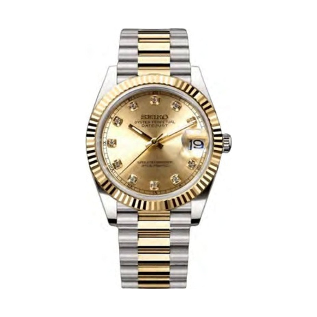 Diamond Dial DateJust Mod - Gold