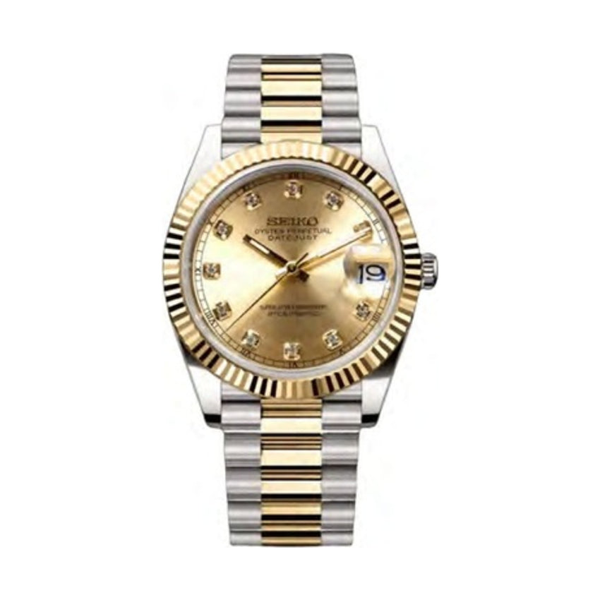 Diamond Dial DateJust Mod - Gold