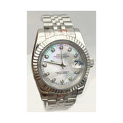 Diamond Dial DateJust Mod - Mother Pearl