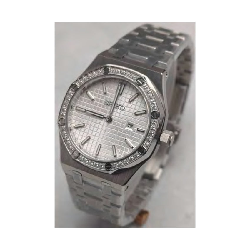Iced Royal Oak Mod - White Waffle