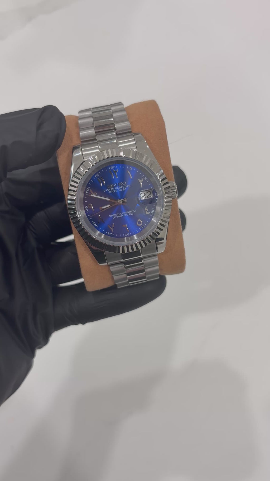 Datejust Mod -  Royal Blue Arabic Dial