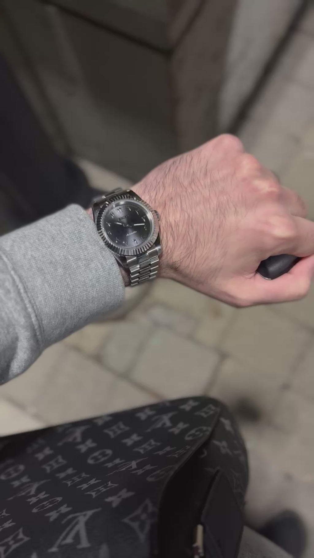 Datejust Mod -  Black Shadow Arabic Dial